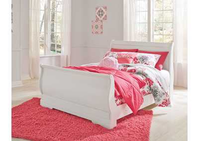 Anarasia Full Sleigh Bed with Dresser, Mirror and Nightstand,Signature Design By Ashley