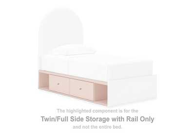 Wistenpine Twin Upholstered Panel Bed with Storage,Signature Design By Ashley