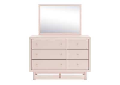 Wistenpine Full Upholstered Panel Bed with Mirrored Dresser, Chest and Nightstand,Signature Design By Ashley