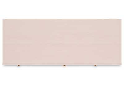 Wistenpine Full Upholstered Panel Headboard with Dresser,Signature Design By Ashley