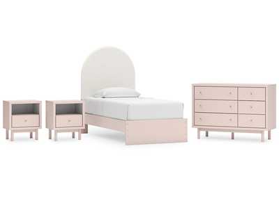 Wistenpine Twin Upholstered Panel Bed with Dresser and 2 Nightstands,Signature Design By Ashley