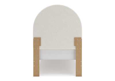 Wistenpine Twin Upholstered Panel Bed, Dresser and Mirror,Signature Design By Ashley