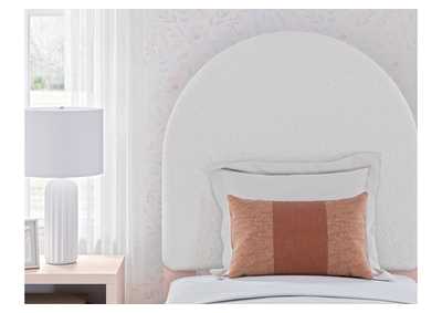 Wistenpine Twin Upholstered Panel Headboard with Dresser,Signature Design By Ashley