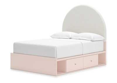 Wistenpine Full Upholstered Panel Bed with Storage,Signature Design By Ashley