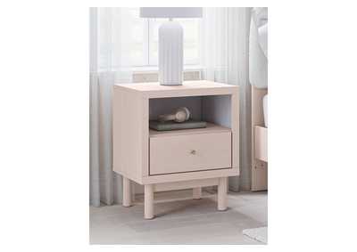 Wistenpine Twin Upholstered Panel Bed with Nightstand,Signature Design By Ashley