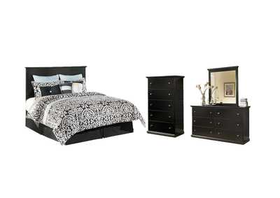 Image for Bostwick Shoals King Panel Bed with Mirrored Dresser and Chest