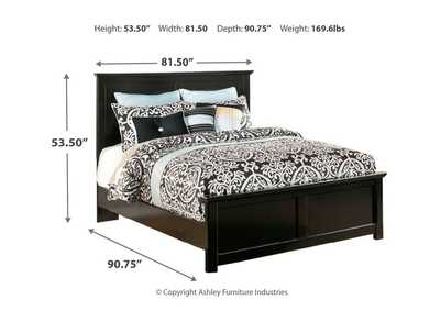Maribel King Panel Bed with Mirrored Dresser and Chest,Signature Design By Ashley