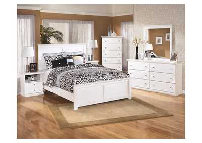 Bostwick Shoals Queen Panel Bed with Mirrored Dresser, Chest and Nightstand,Signature Design By Ashley