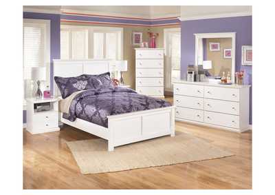 Bostwick Shoals Full Panel Bed with Mirrored Dresser, Chest and 2 Nightstands,Signature Design By Ashley