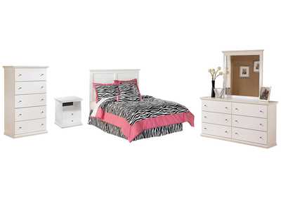 Bostwick Shoals Full Panel Headboard Bed with Mirrored Dresser, Chest and Nightstand,Signature Design By Ashley
