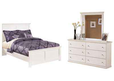 Image for Bostwick Shoals Full Panel Bed with Mirrored Dresser
