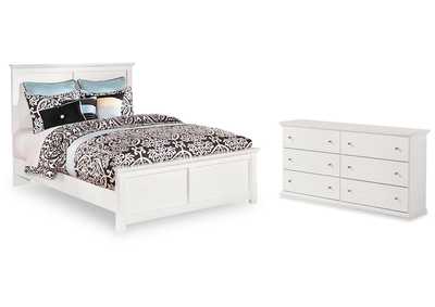 Image for Bostwick Shoals King Panel Bed with Mirrored Dresser, Chest and 2 Nightstands