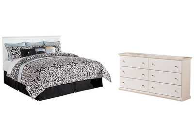 Image for Bostwick Shoals King/California King Panel Headboard Bed with Dresser