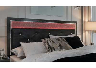 Kaydell King Upholstered Panel Storage Bed with Mirrored Dresser and 2 Nightstands,Signature Design By Ashley