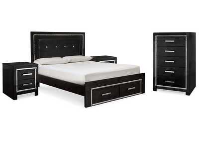 Image for Kaydell Queen Panel Storage Bed, Chest and 2 Nightstands