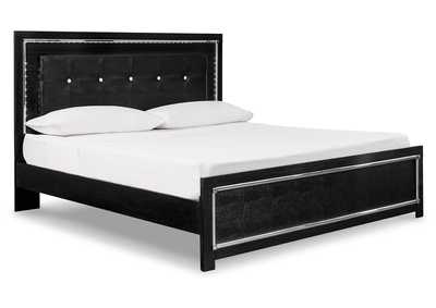 Kaydell King Upholstered Panel Bed with Mirrored Dresser and Nightstand,Signature Design By Ashley