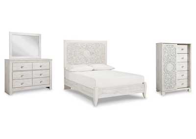 Image for Paxberry Full Panel Bed, Dresser, Mirror and Chest
