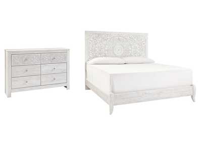 Image for Paxberry King Panel Bed with Dresser