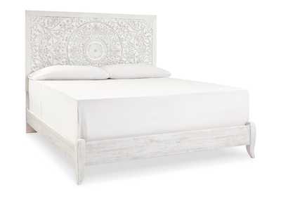 Paxberry King Panel Bed with Mirrored Dresser,Signature Design By Ashley
