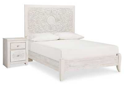 Image for Paxberry Full Panel Bed and Nightstand