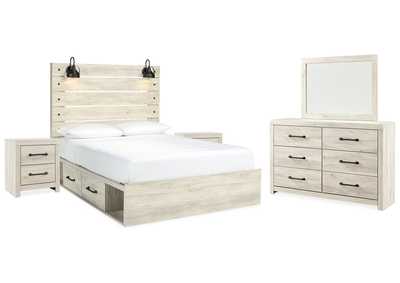 Image for Cambeck Queen Panel Bed with Storage, Dresser, Mirror and 2 Nightstands