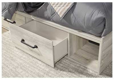 Cambeck Twin Panel Bed with 4 Storage Drawers with Mirrored Dresser, Chest and 2 Nightstands,Signature Design By Ashley