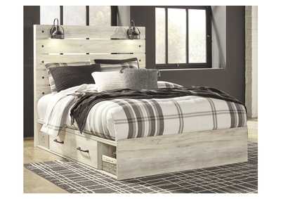 Cambeck Queen Panel Bed with 2 Storage Drawers with Mirrored Dresser and Chest,Signature Design By Ashley