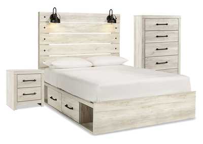 Image for Cambeck Queen Panel Bed with Storage, Chest and Nightstand