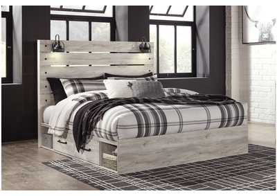 Cambeck King Panel Bed with 4 Storage Drawers with Dresser,Signature Design By Ashley