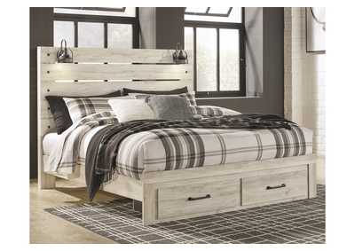 Cambeck King Panel Bed with Storage,Signature Design By Ashley