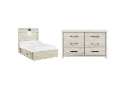 Cambeck Full Panel Bed with 2 Storage Drawers with Dresser,Signature Design By Ashley