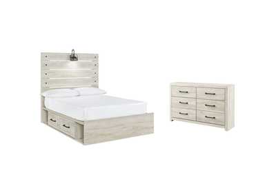 Image for Cambeck Full Panel Bed with 4 Storage Drawers with Dresser