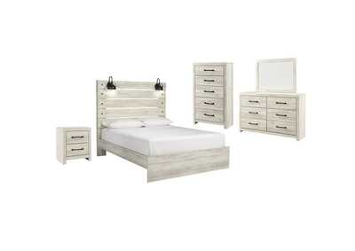 Image for Cambeck Queen Panel Bed with Mirrored Dresser, Chest and Nightstand