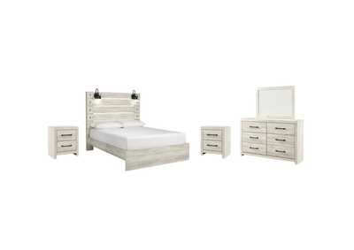 Image for Cambeck Queen Panel Bed with Mirrored Dresser and 2 Nightstands