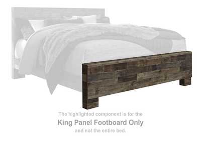 Derekson King Panel Bed, Mirror and Nightstand,Benchcraft