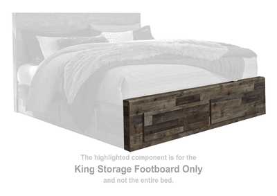 Derekson King Panel Storage Bed and 2 Nightstands,Signature Design By Ashley
