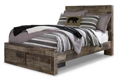 Image for Derekson Full Panel Storage Bed with Nightstand