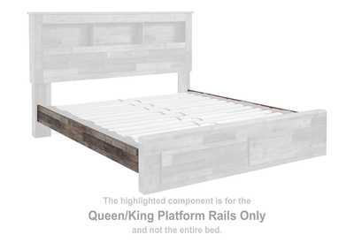 Derekson Queen Panel Storage Bed with Mirrored Dresser and Nightstand,Benchcraft