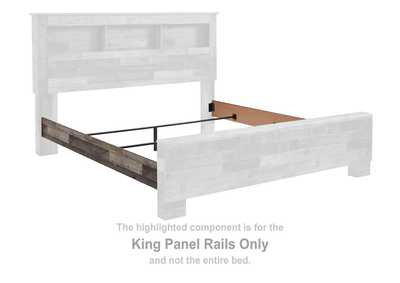 Derekson King Panel Bed, Dresser, Mirror and Nightstand,Benchcraft