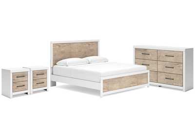 Charbitt King Panel Bed with Dresser and 2 Nightstands,Signature Design By Ashley