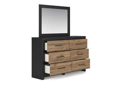 Vertani King Panel Bed with Mirrored Dresser, Chest and Nightstand,Signature Design By Ashley