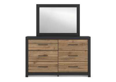 Vertani Twin Panel Bed with Mirrored Dresser,Signature Design By Ashley