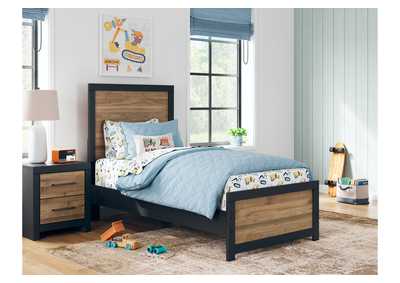 Vertani Twin Panel Bed with Nightstand,Signature Design By Ashley