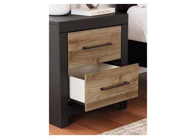 Vertani Twin Panel Bed with Mirrored Dresser, Chest and Nightstand,Signature Design By Ashley