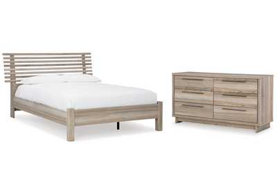 Hasbrick Queen Panel Bed with Dresser,Signature Design By Ashley