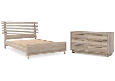 Hasbrick Queen Panel Bed with Dresser,Signature Design By Ashley