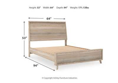 Hasbrick Queen Panel Headboard with Mirrored Dresser, Chest and 2 Nightstands,Signature Design By Ashley