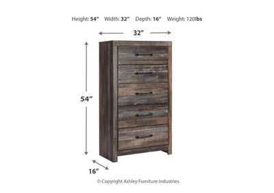 Drystan King Panel Bed with Storage, Dresser, Mirror, Chest and 2 Nightstands,Signature Design By Ashley