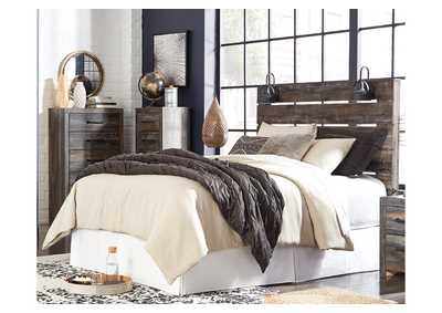 Drystan Queen Panel Headboard Bed with Mirrored Dresser, Chest and 2 Nightstands,Signature Design By Ashley