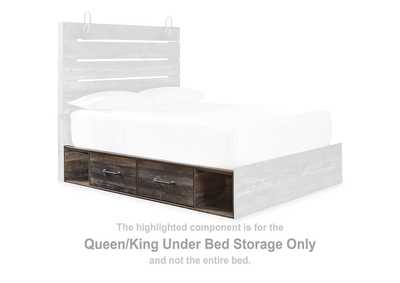 Drystan Queen Panel Bed with Storage, Dresser and Mirror,Signature Design By Ashley